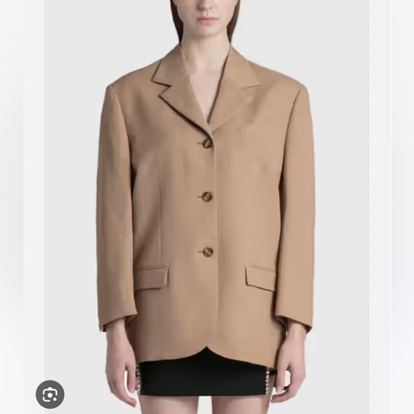 ACNE STUDIOS OVERSIZED CANVAS BLAZER SZ 32 - Picture 2 of 2
